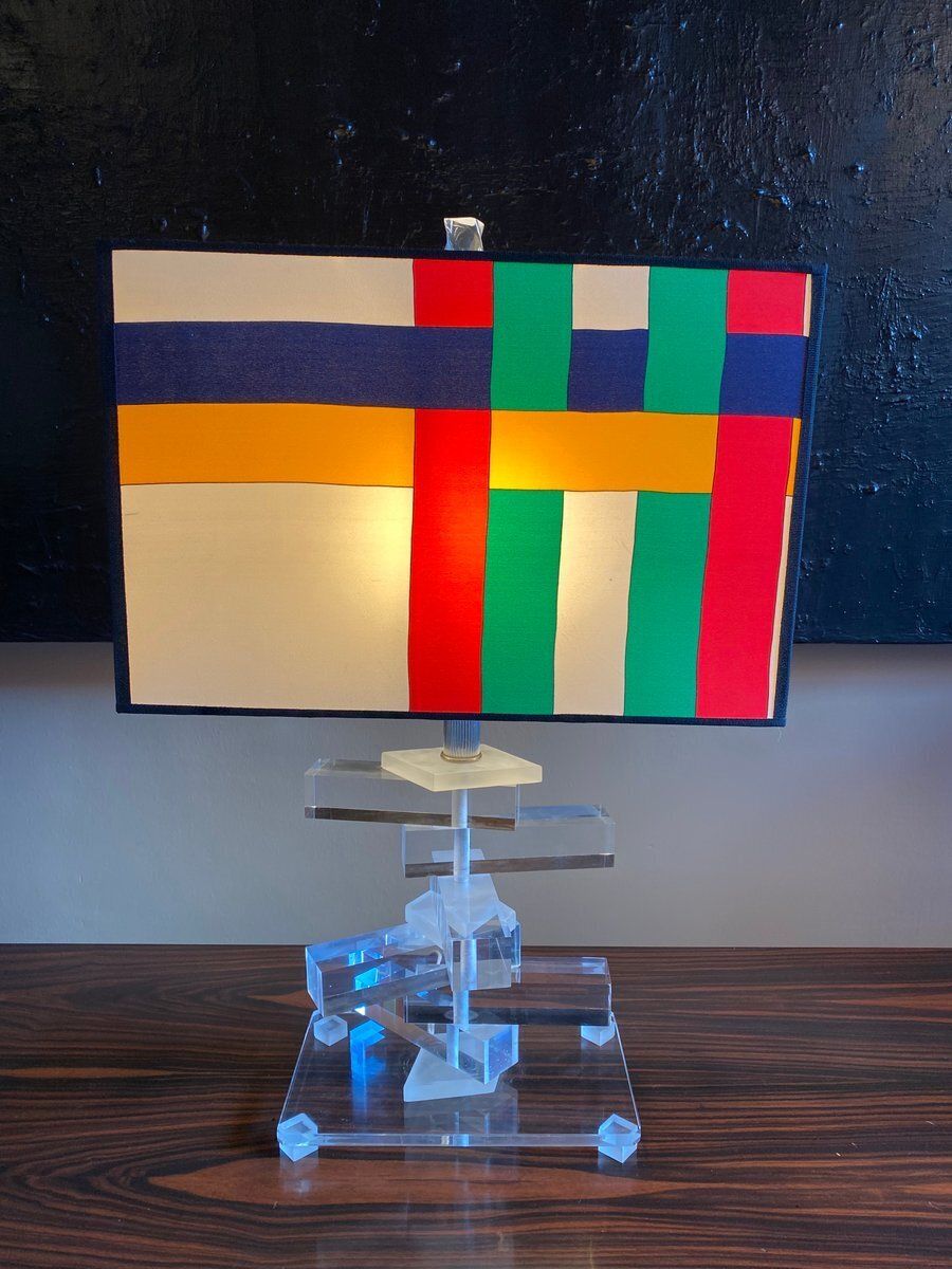 Table Lamp From Yves Saint Laurent, France, 1975 photo vintage