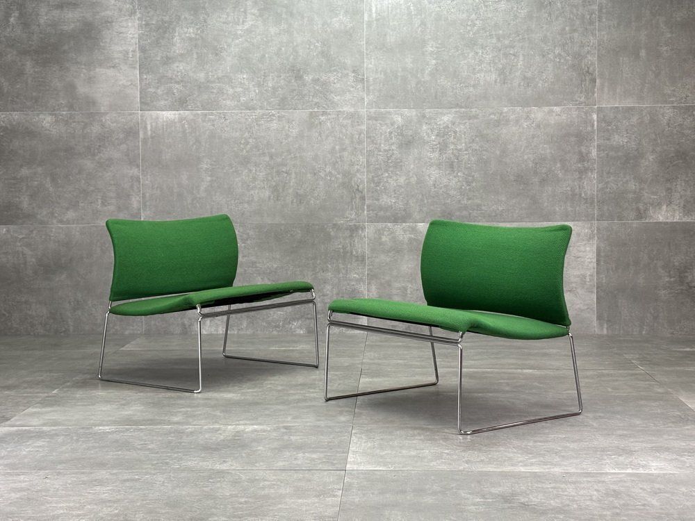 Set Of Lounge Chairs Mod. Saghi By Kazuide Takahama For Gavina, 1970s