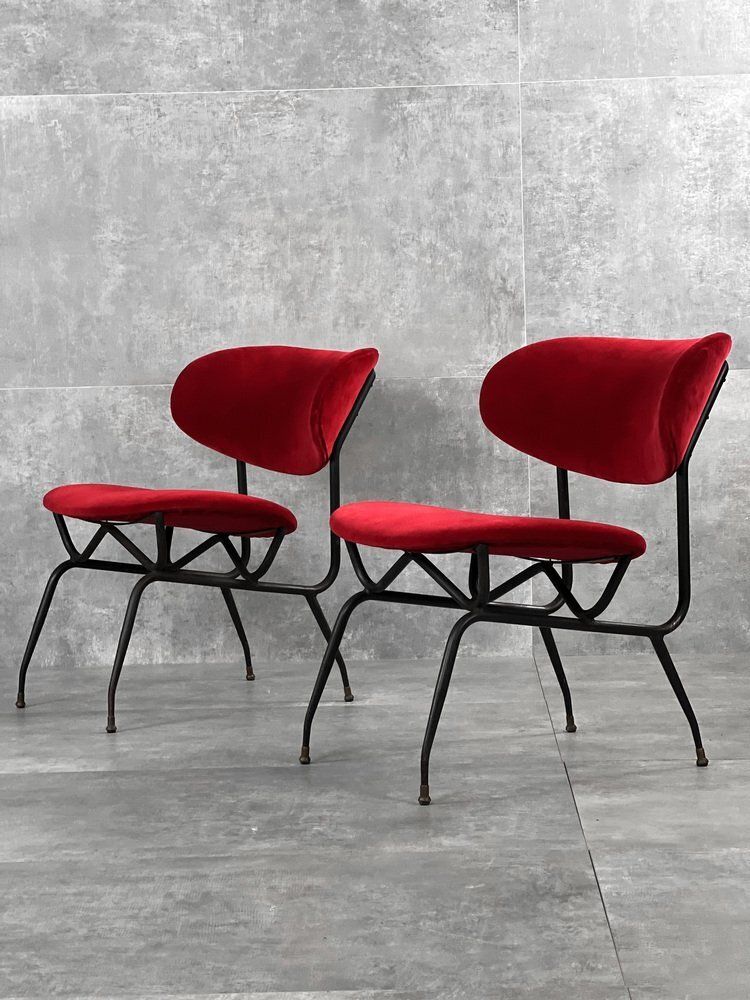 Set Of Armchairs By Gastone Rinaldi For Rima, 1950s
