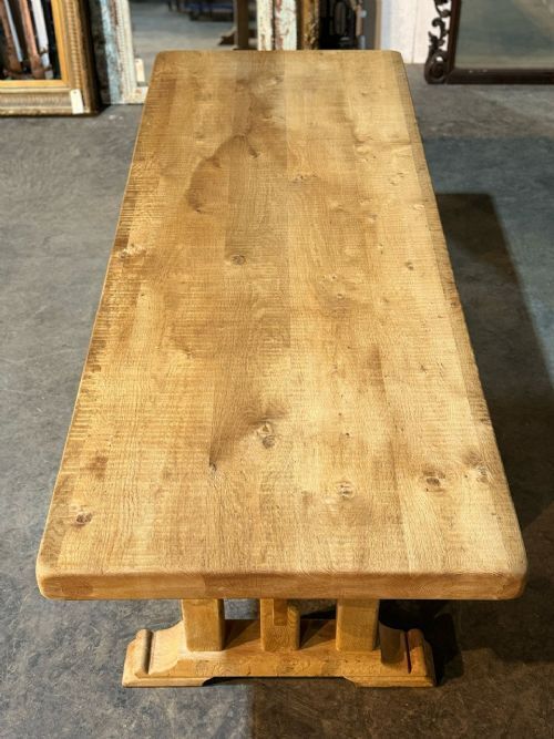 French Oak Farmhouse Dining Table photo for sale