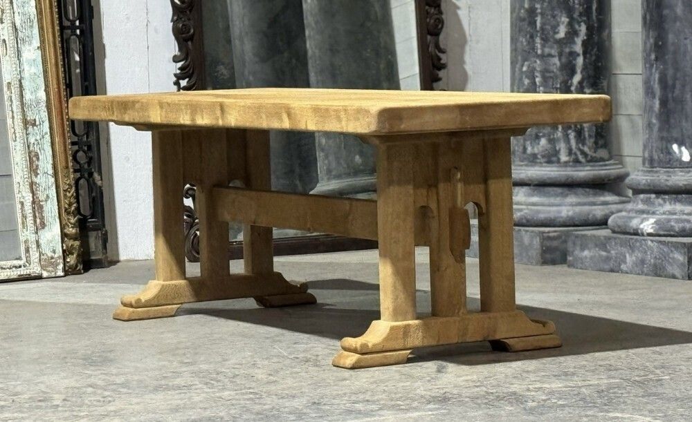 French Oak Farmhouse Dining Table photo vintage