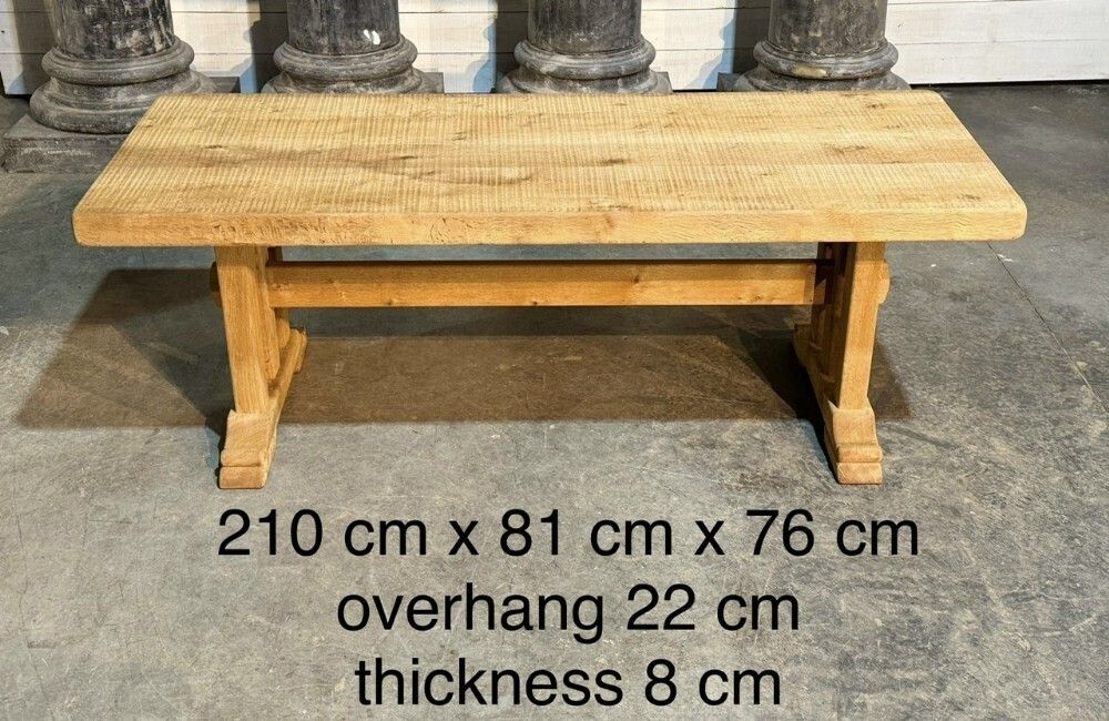 photo buy French Oak Farmhouse Dining Table