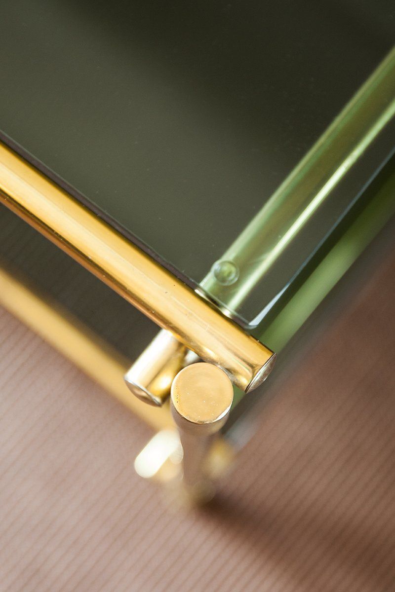 Italian Side Tables In Brass, 1970, Set Of 2 photo 2363.0
