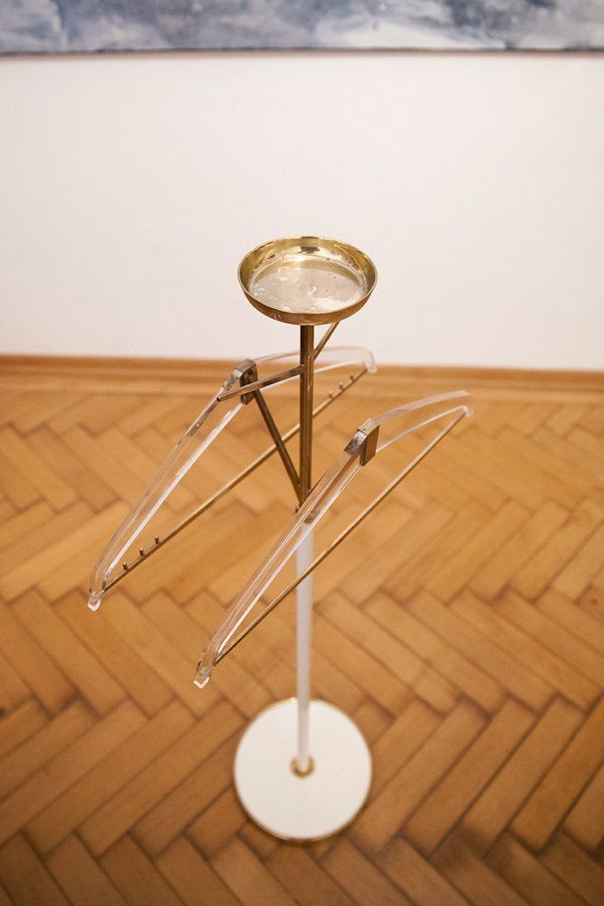 Sculptural Cloakroom Stand From Vereinigte Werkstätten, Munich, 1960s photo furniture