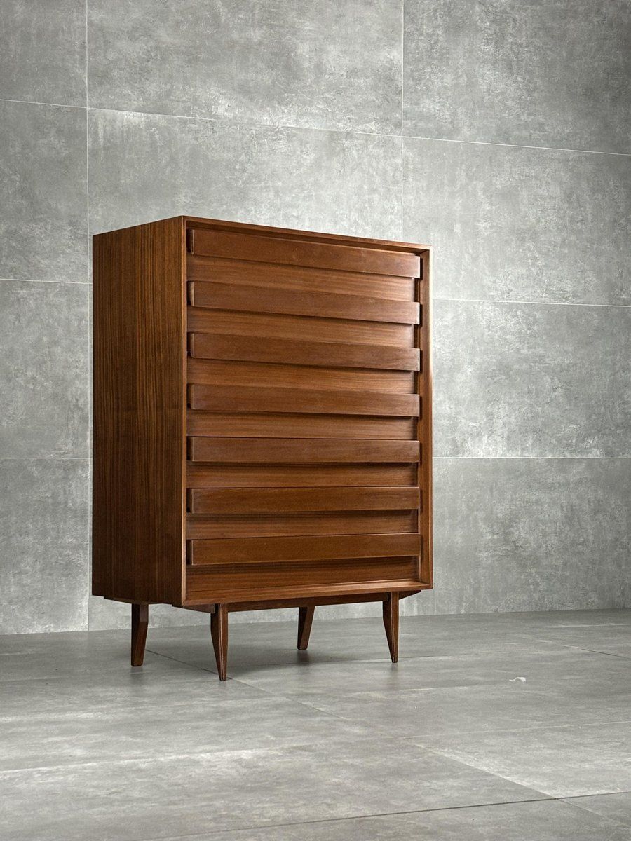 Wooden Chest Of Drawers, 1960s