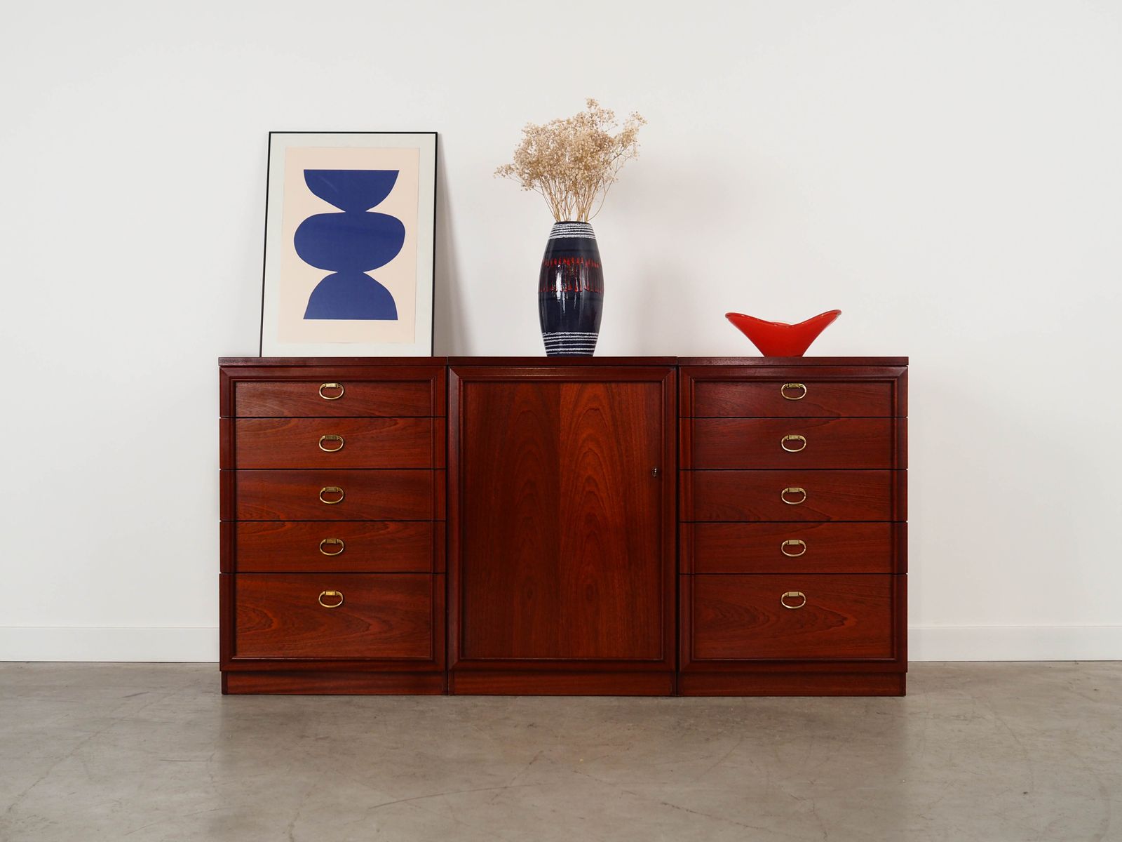 photo furniture Mahogany Cabinet, Danish Design, 1980s, Production: Denmark