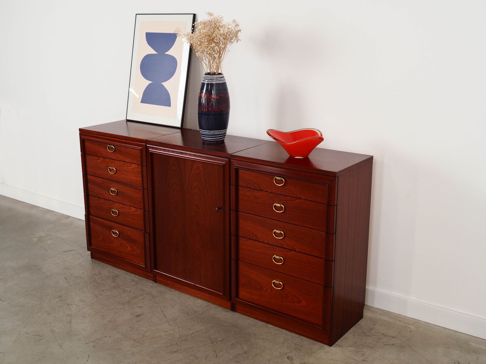 photo for sale Mahogany Cabinet, Danish Design, 1980s, Production: Denmark