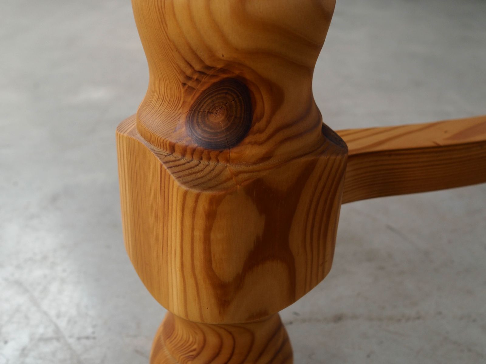 Pine Table, Danish Design, 1970s, Production: Denmark photo vintage