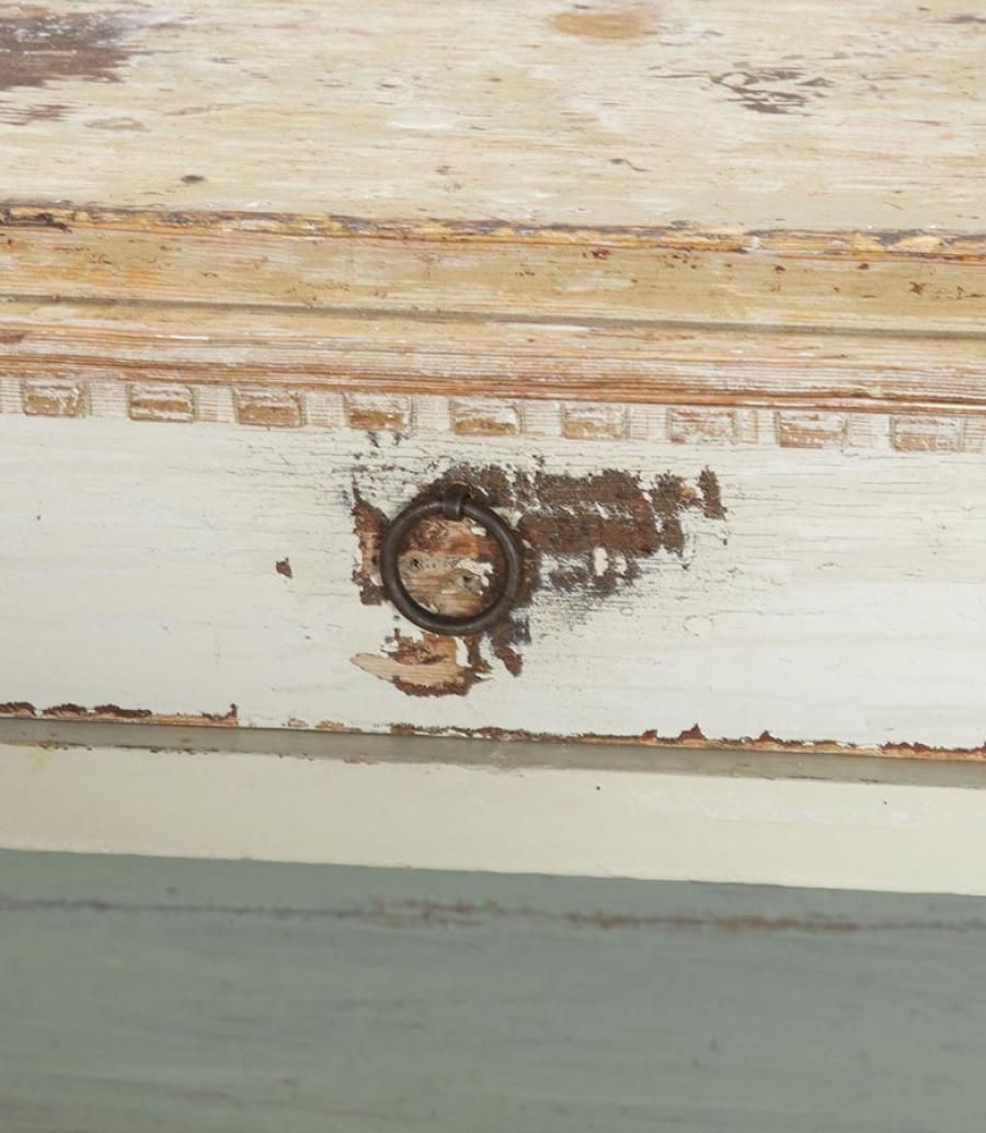 18th Century Swedish Period Buffet Scraped To Original Paint photo vinterior