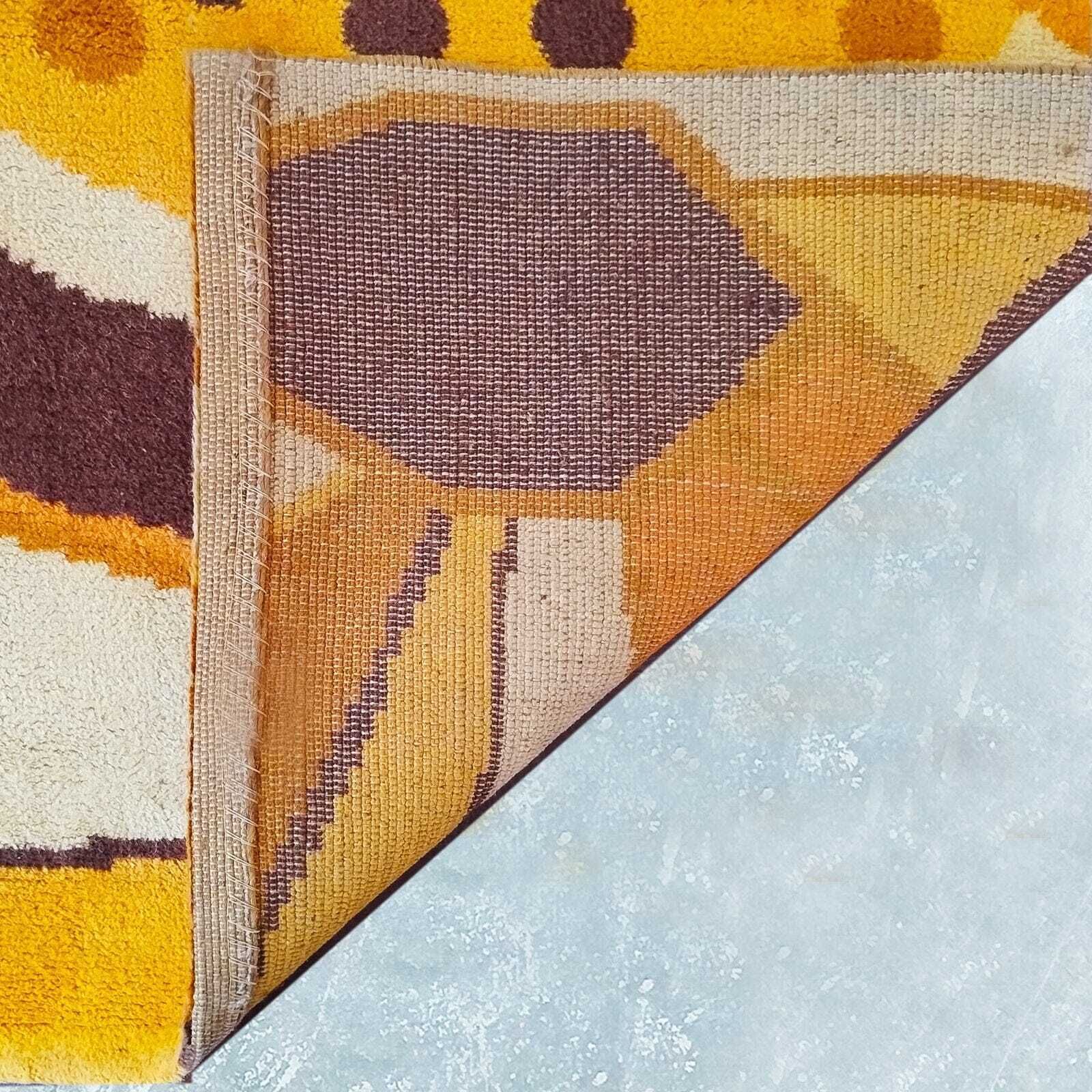 Art 1950s Constructivist Mechanical Futuristic Rug/Tapestry. Made In France photo
