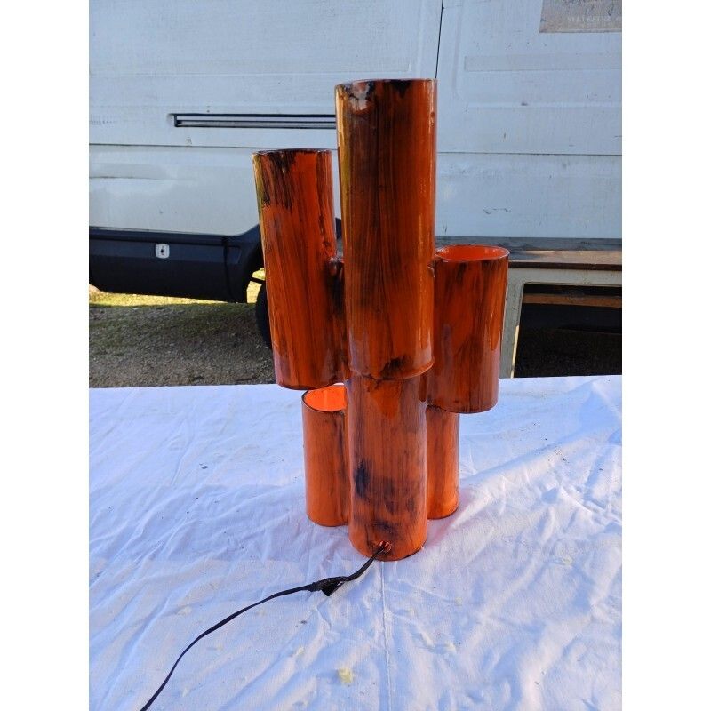 Vintage Ceramic Lamp From The 1950s/60s By Honoré Camos photo for sale
