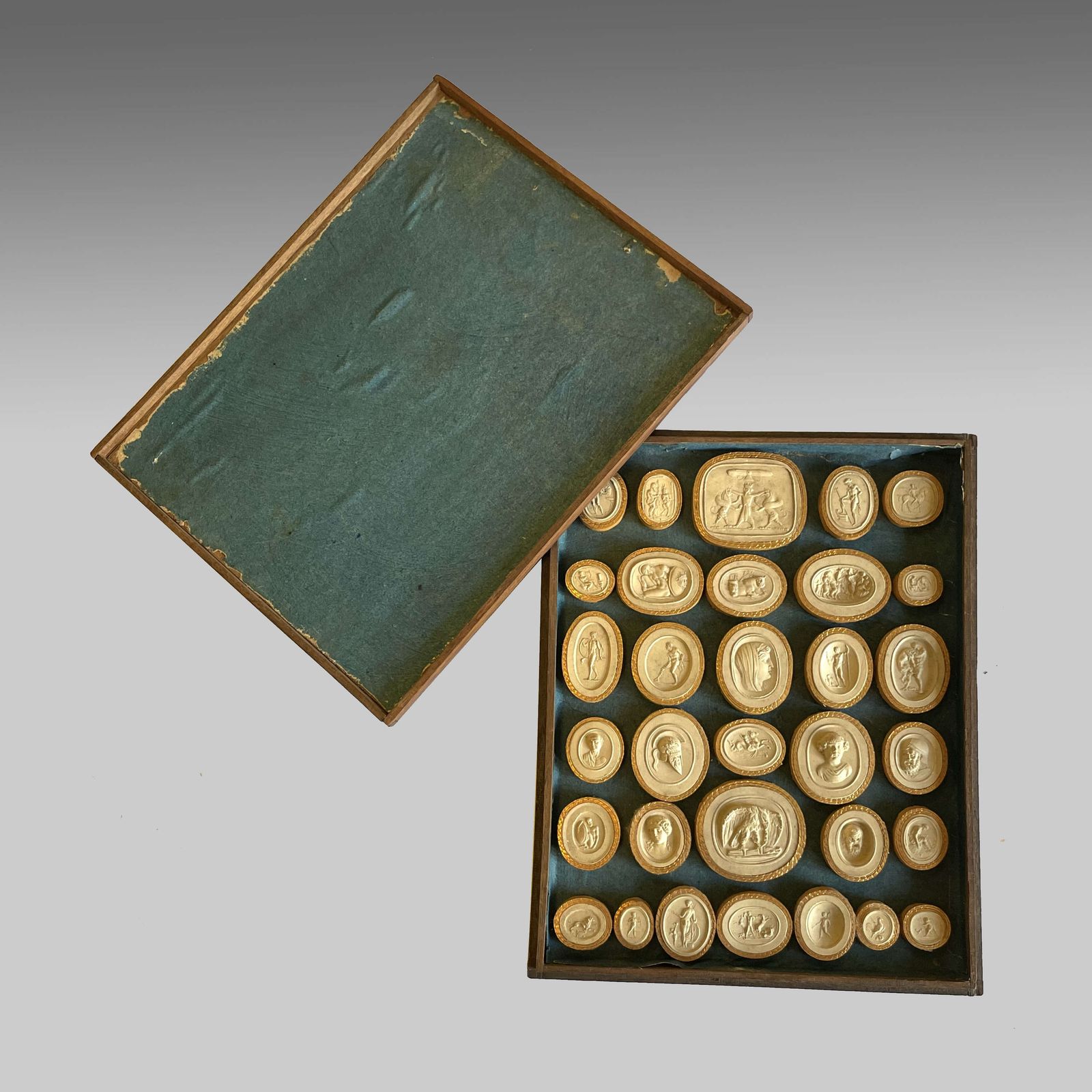 19th Century Italian Grand Tour Intaglios photo furniture