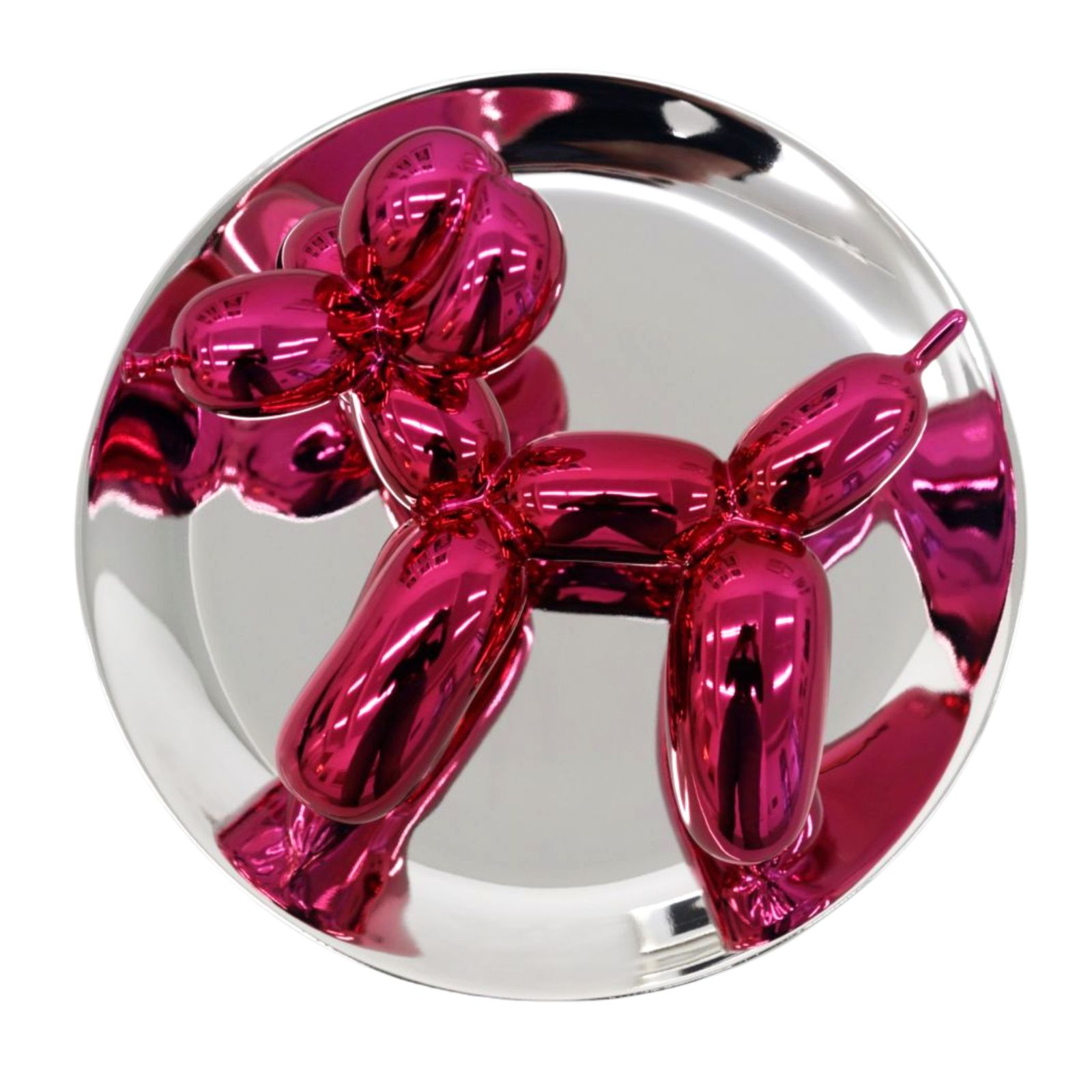Jeff Koons Balloon Dogs Presentation Set (Magenta, Yellow And Orange) photo for sale