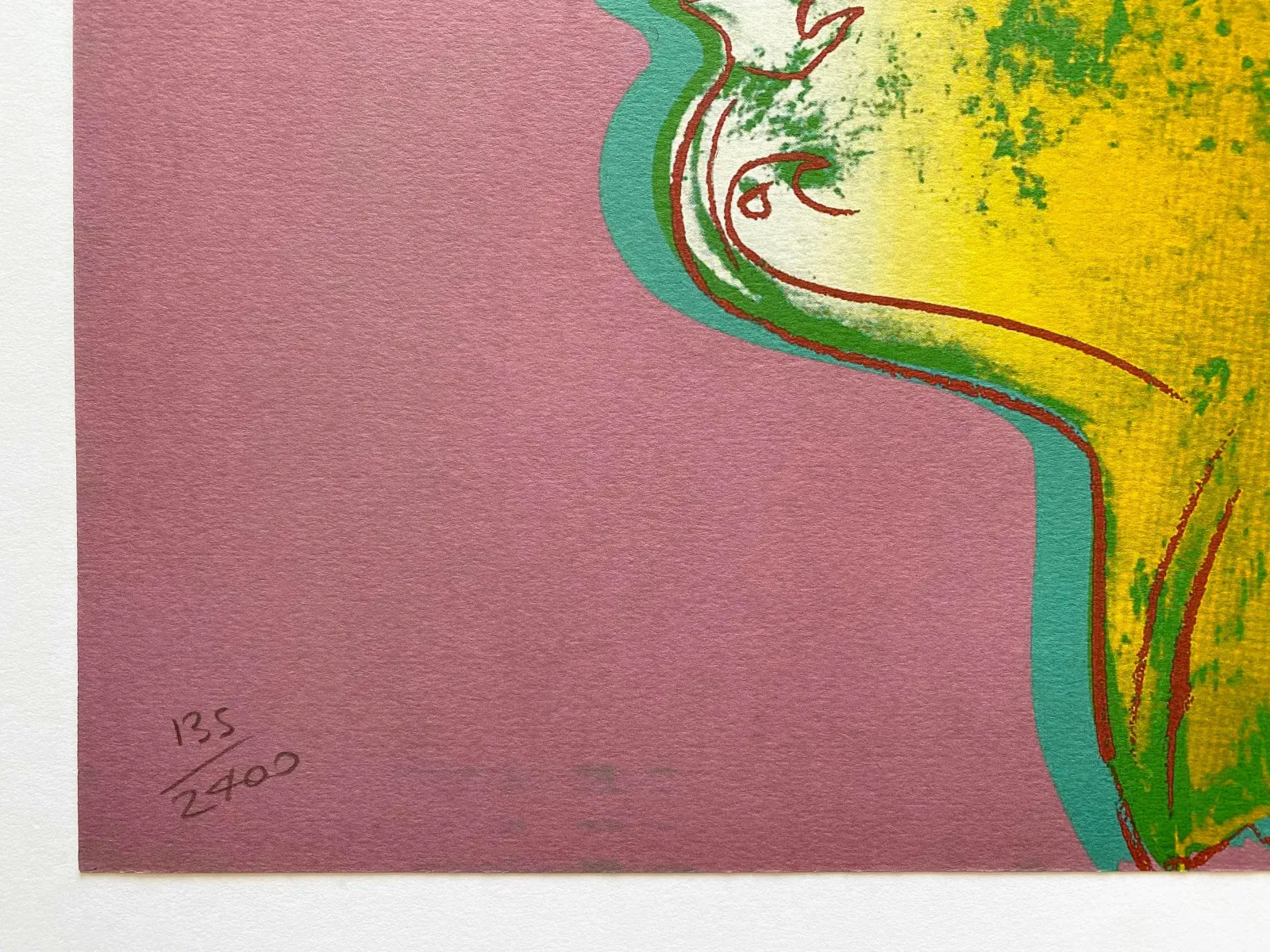 Andy Warhol Vintage 1986 Limited Edition Large Fine Art Lithograph Print " Alexander The Great " 1982 photo 480.0
