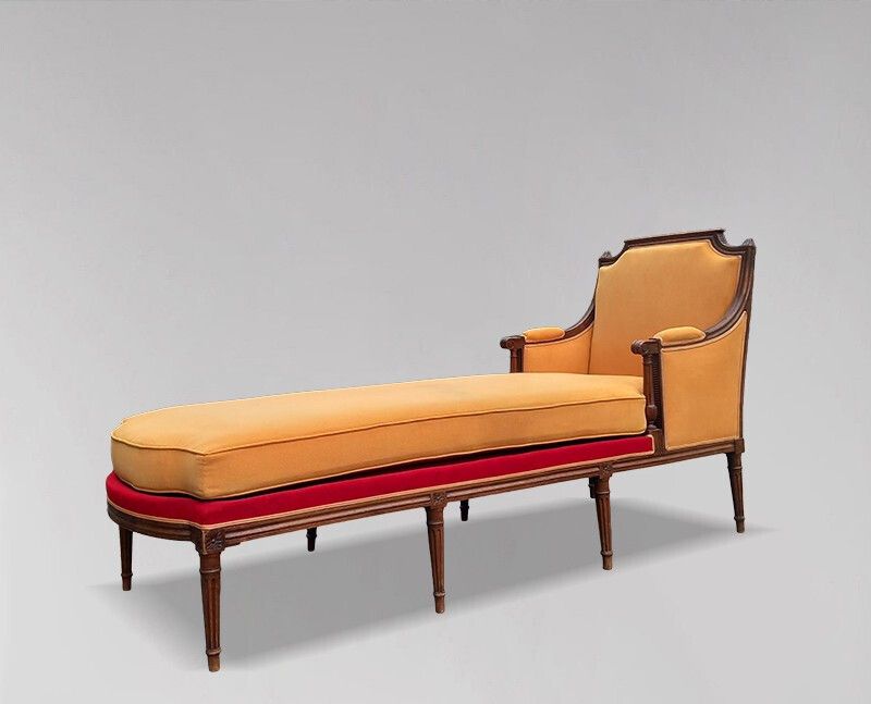 Louis XVI Style Chaise Longue, 1800s