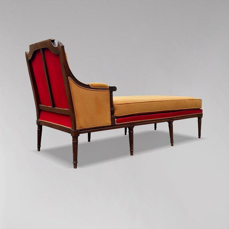 Louis XVI Style Chaise Longue, 1800s photo for sale