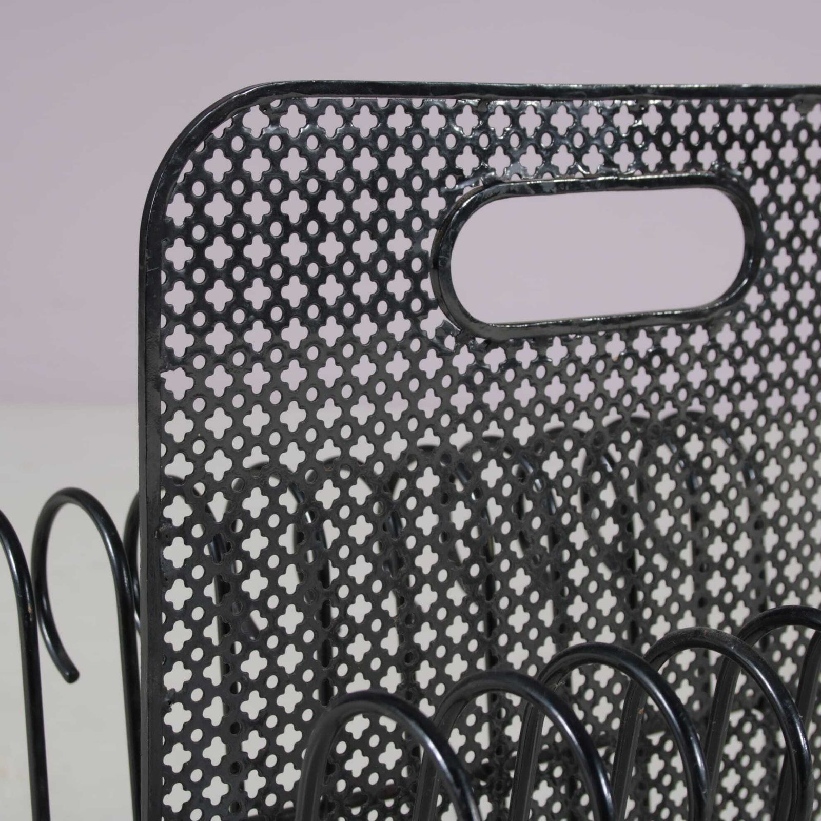 1950s “Cap D’ail” Magazine Rack By Mathieu Matégot For Atelier Matégot, France photo buy