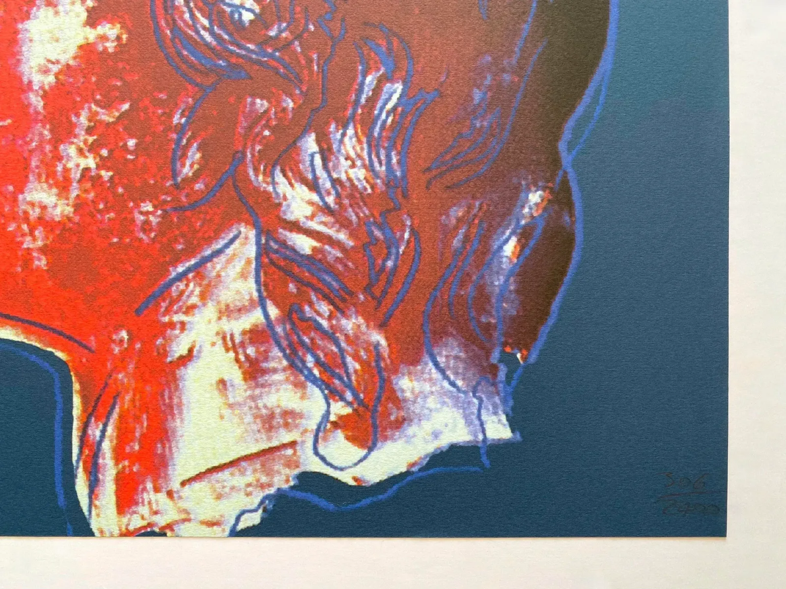 Andy Warhol Vintage 1986 Limited Edition Large Fine Art Lithograph Print " Alexander The Great " 1982 photo buy