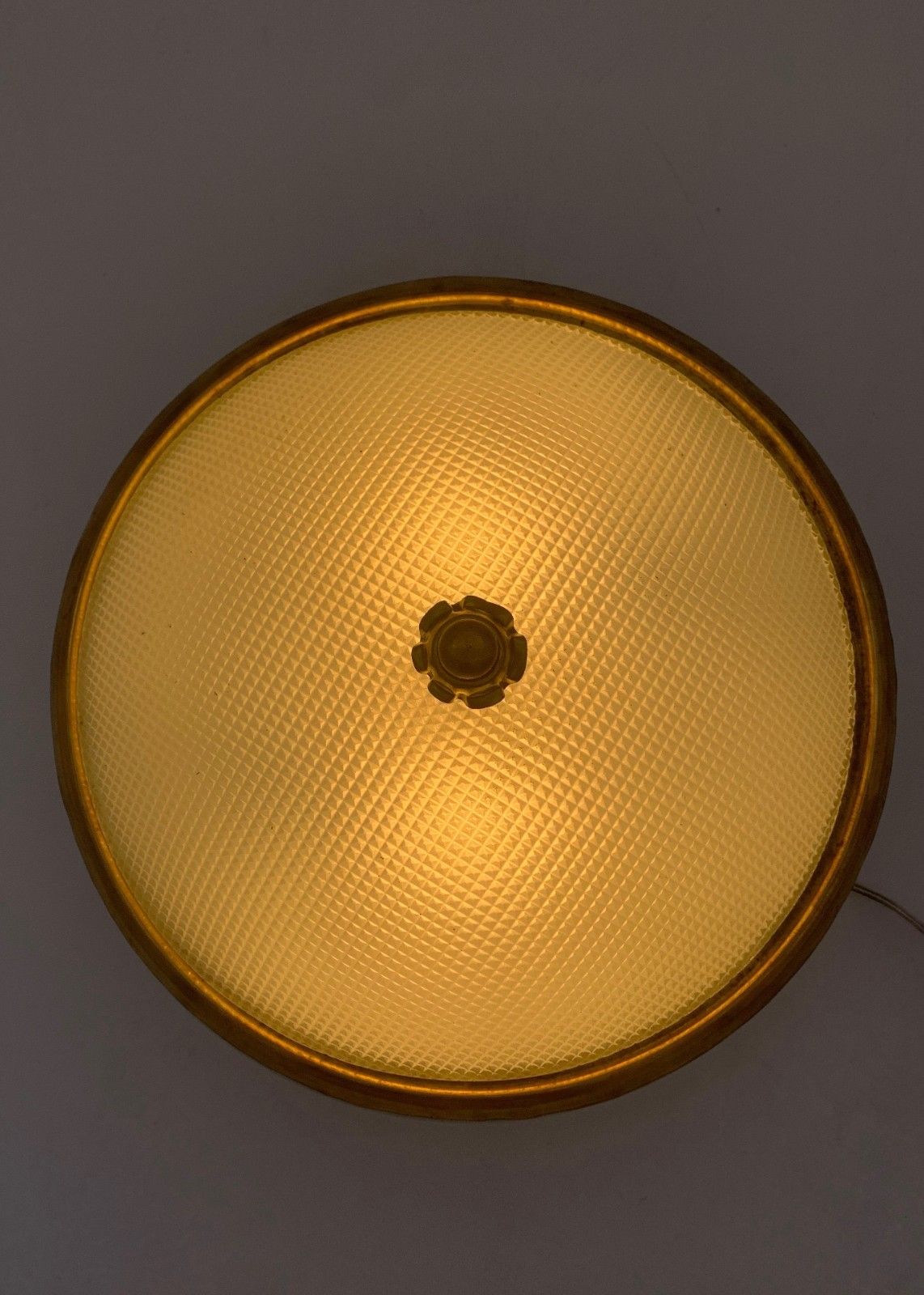 Single Ceiling Light Attributed To Fontana Arte, Made In Italy photo for sale