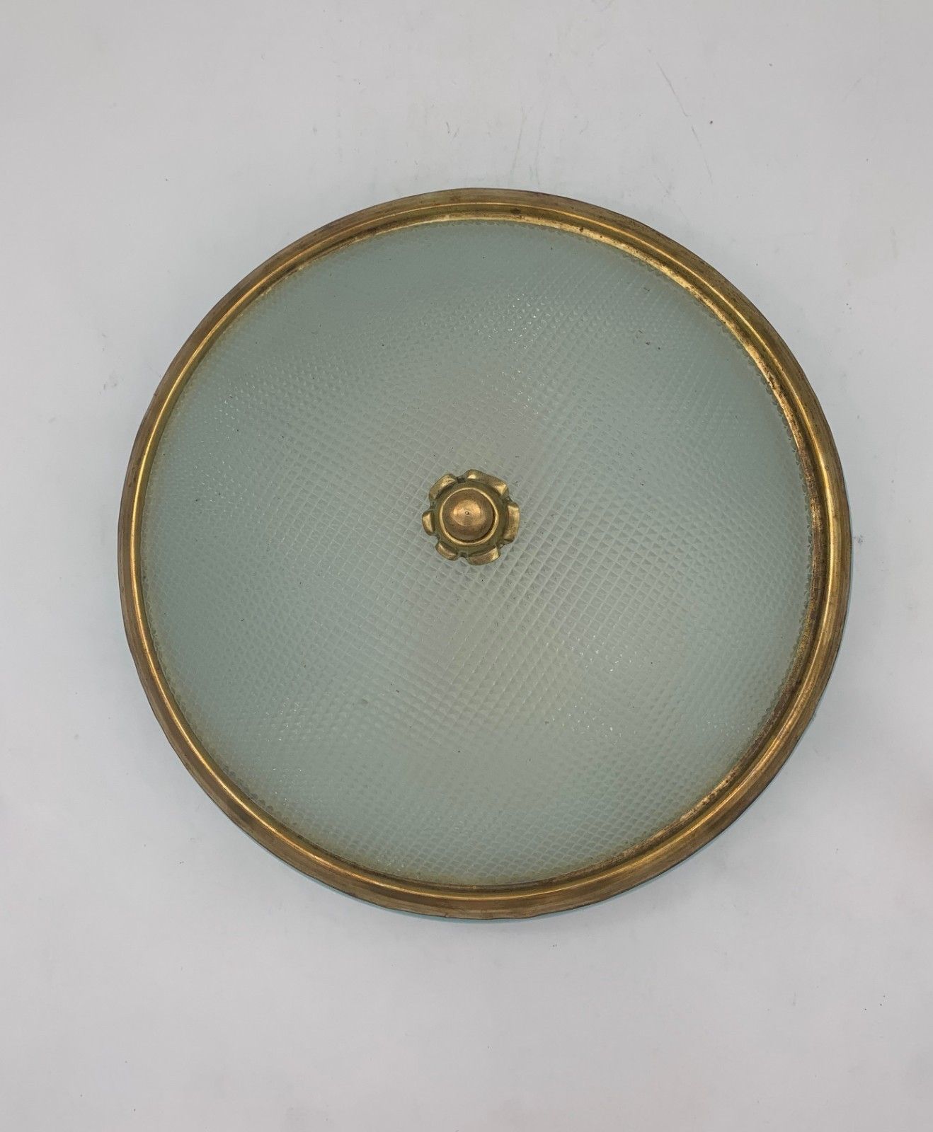 Single Ceiling Light Attributed To Fontana Arte, Made In Italy photo Lighting