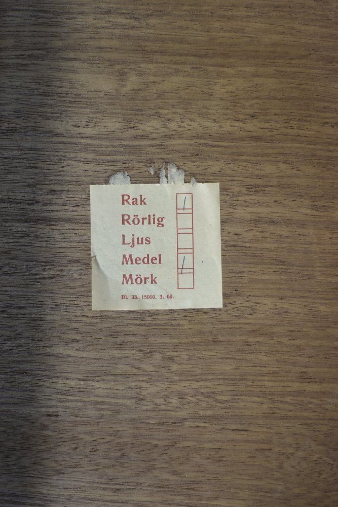 photo vinterior Mid Century Scandinavisch Modern Bruine Teakhouten Bijzettafels Van Albert Larsson Voor Alberts Tibro, Jaren 1960, Set Van 2