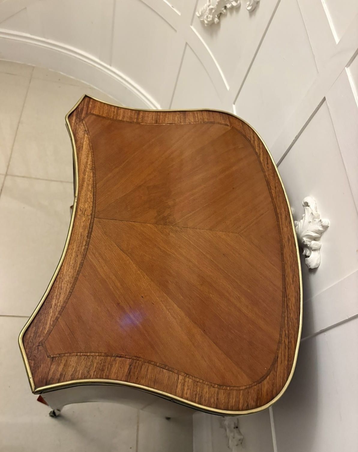 Antique Quality French Louis XV Style Marquetry Side Cabinet photo vinterior