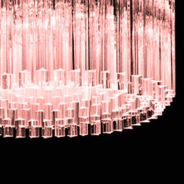 Mid Century Modern Italian Triedro "Concava" Chandelier photo furniture