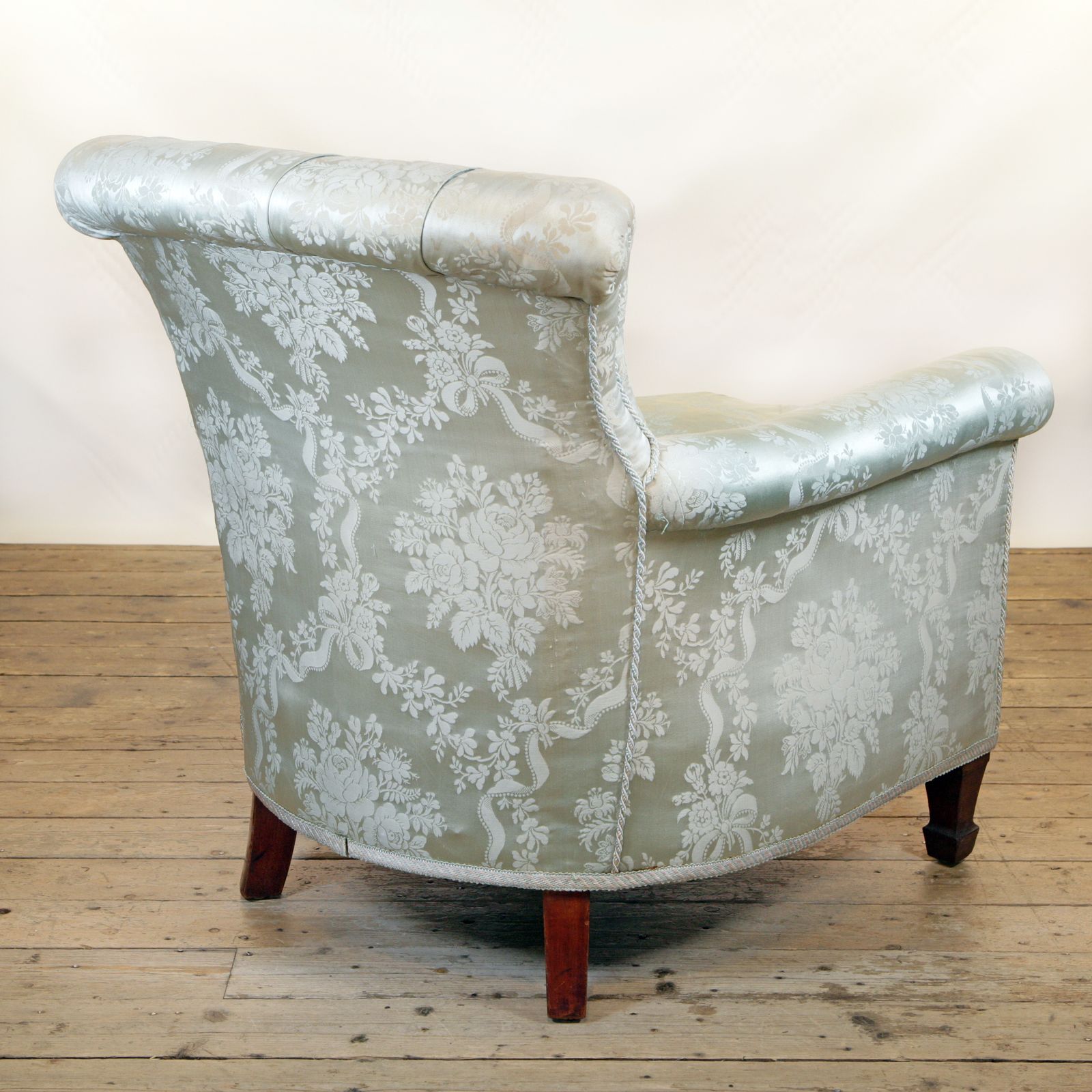 A 19th Century Armchair In Howard And Sons Woodstock Style Upholstered In A French Damask Fabric photo Furniture