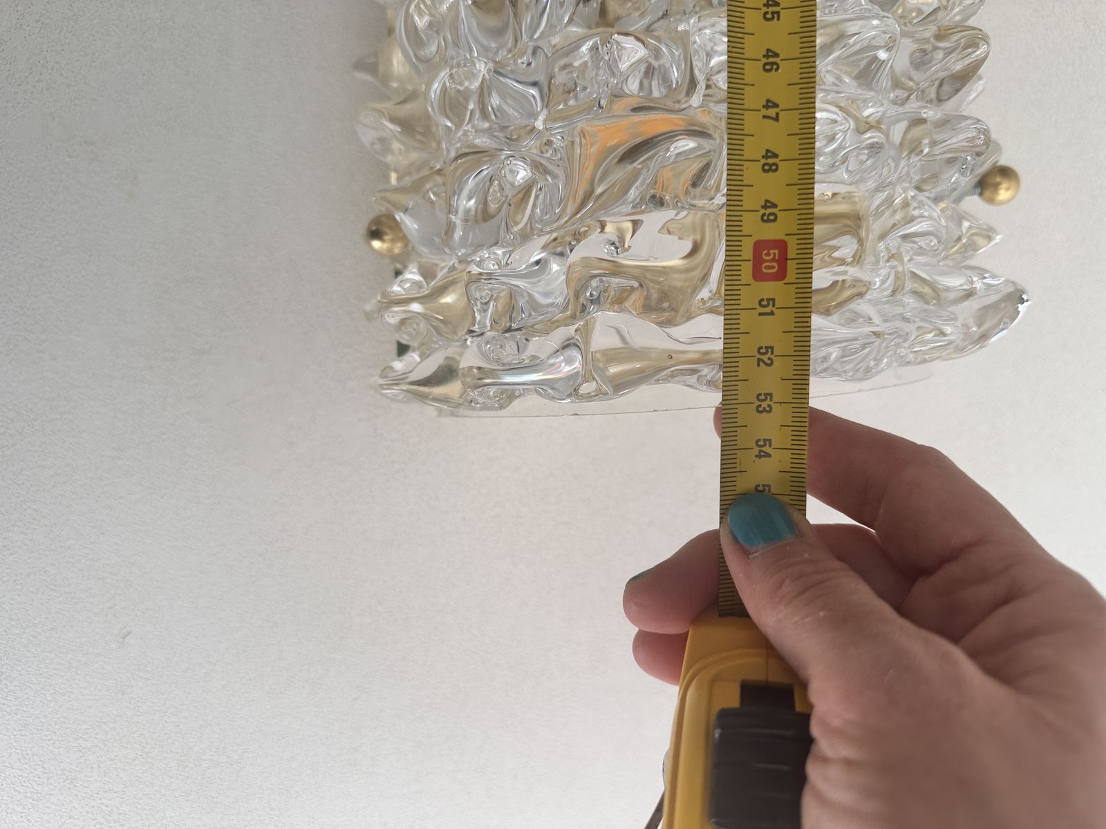 A Pair Barovier Style Art Deco Rostrato Clear Italian Murano Glass Wall Sconces photo Lighting