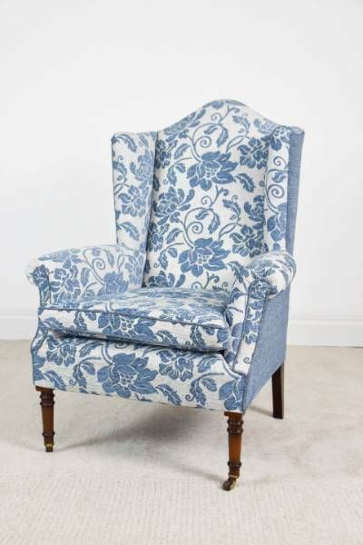 Georgian Style Late Victorian Wing Chair photo Furniture