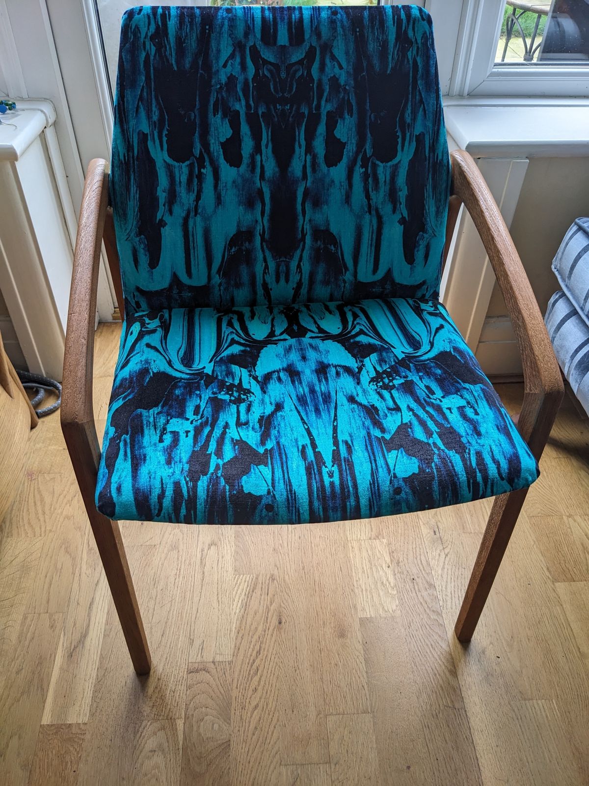 photo furniture 1960's Model 23 Teak Chair, Designed By Henning Kjærnulf For Korup Stolefabrik.