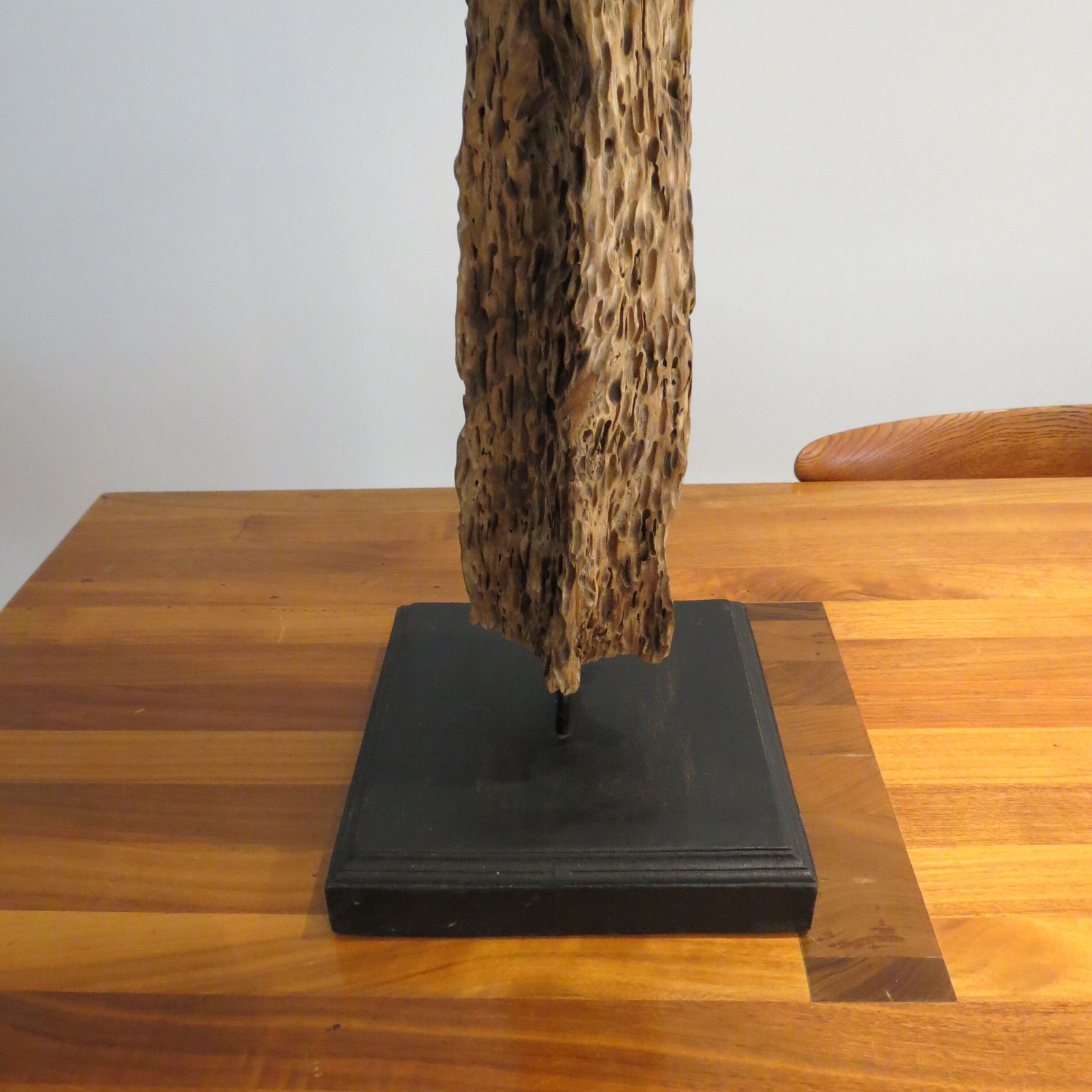 Tall Vintage Wooden Large Sculpture 1970s Mid Century photo furniture