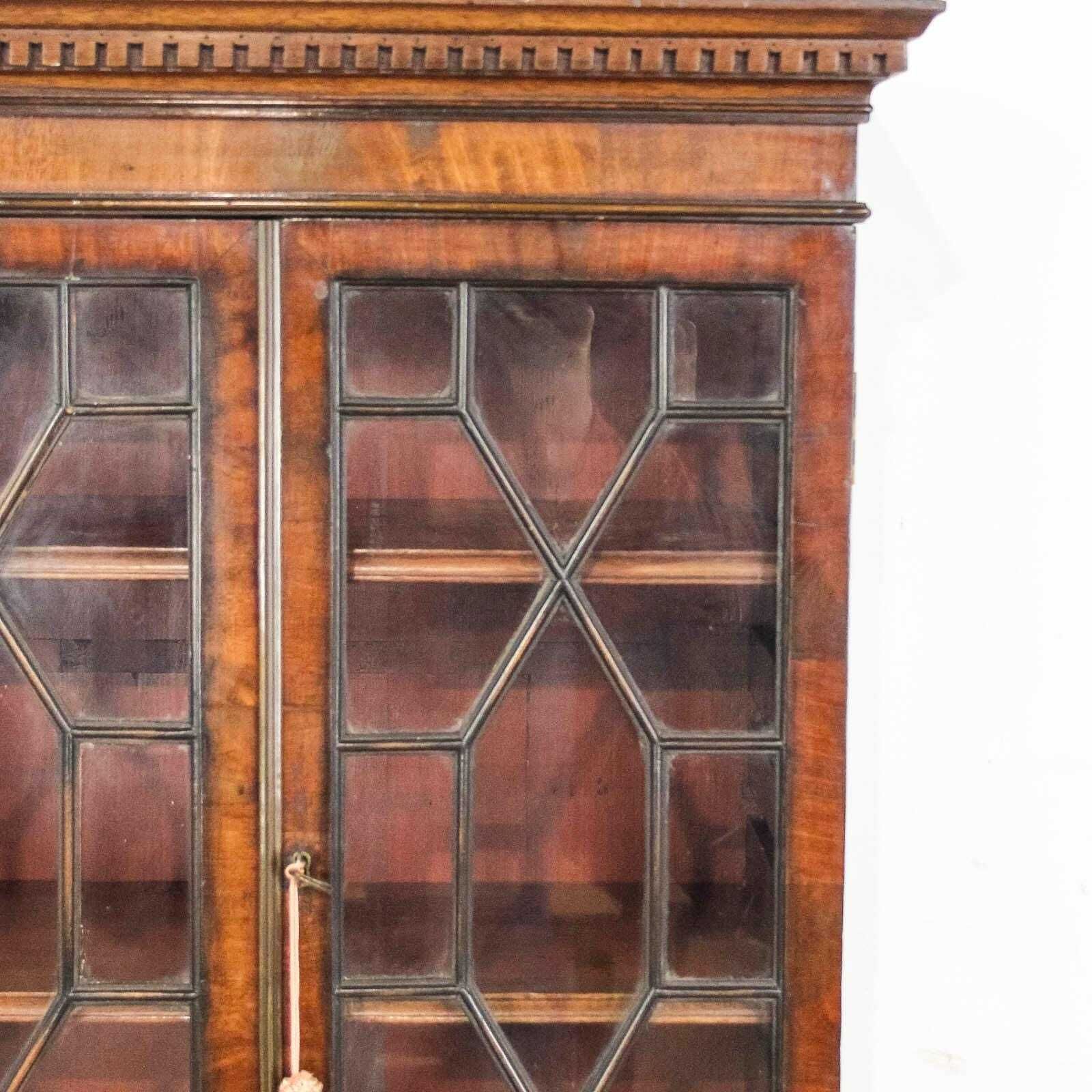 photo furniture Small Antique Glazed Display Cabinet | Antiques | Antique Cabinet | Antique Storage | Display Cabinet (M 6472)