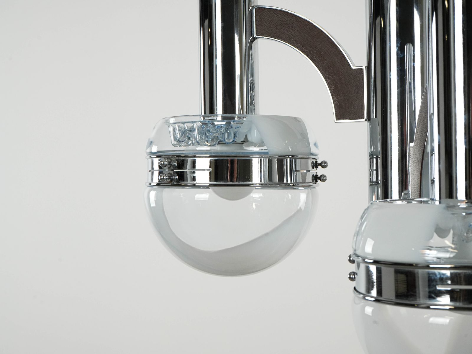 Space Age Chandelier, Murano Glass, 1970s, Made In Italy photo buy