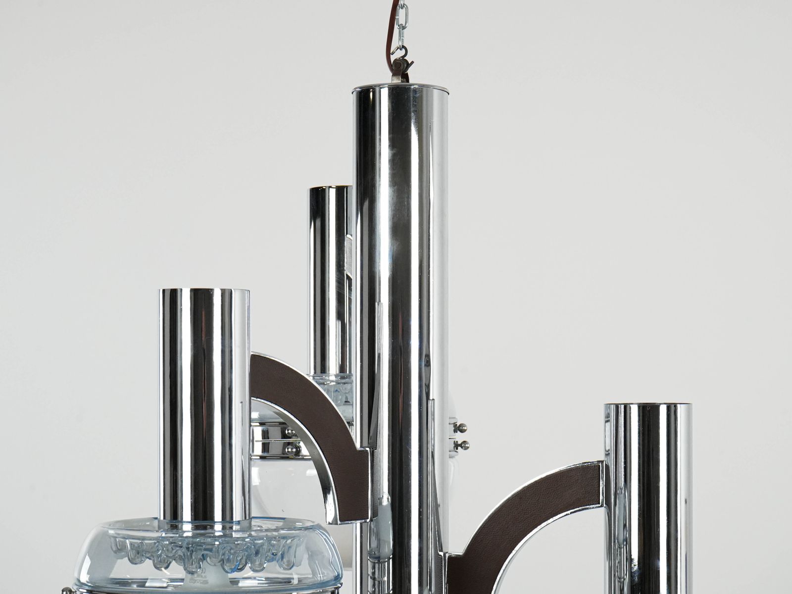 photo vintage Space Age Chandelier, Murano Glass, 1970s, Made In Italy
