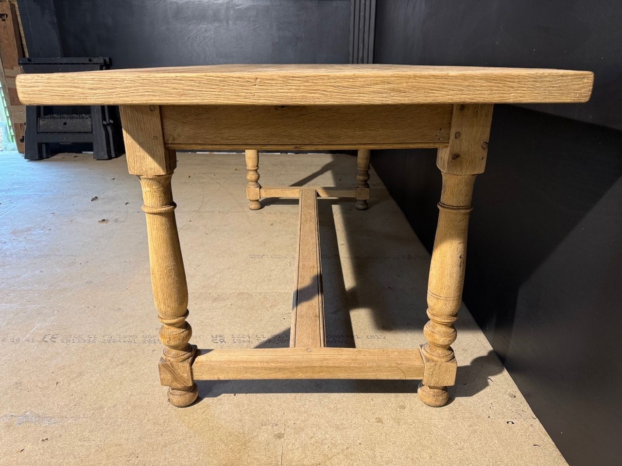 Oak Farmhouse Dining Table photo for sale