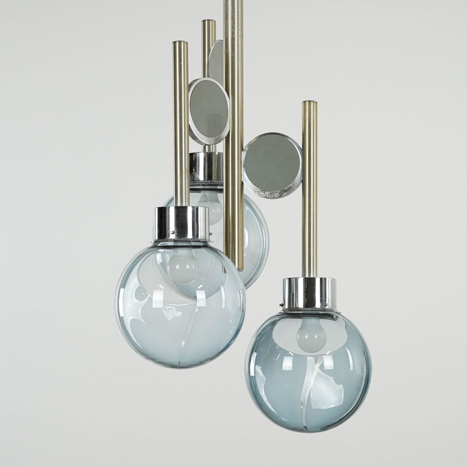 Space Age Chandelier, Murano Glass, 1970s, Made In Italy photo furniture
