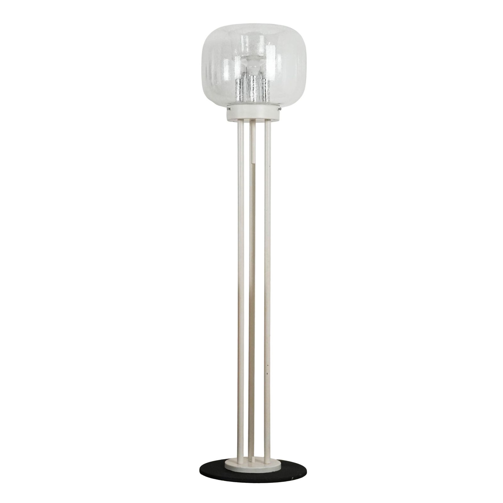 Floor Lamp, Murano Glass, Italian Design, 1970s, Made In Italy