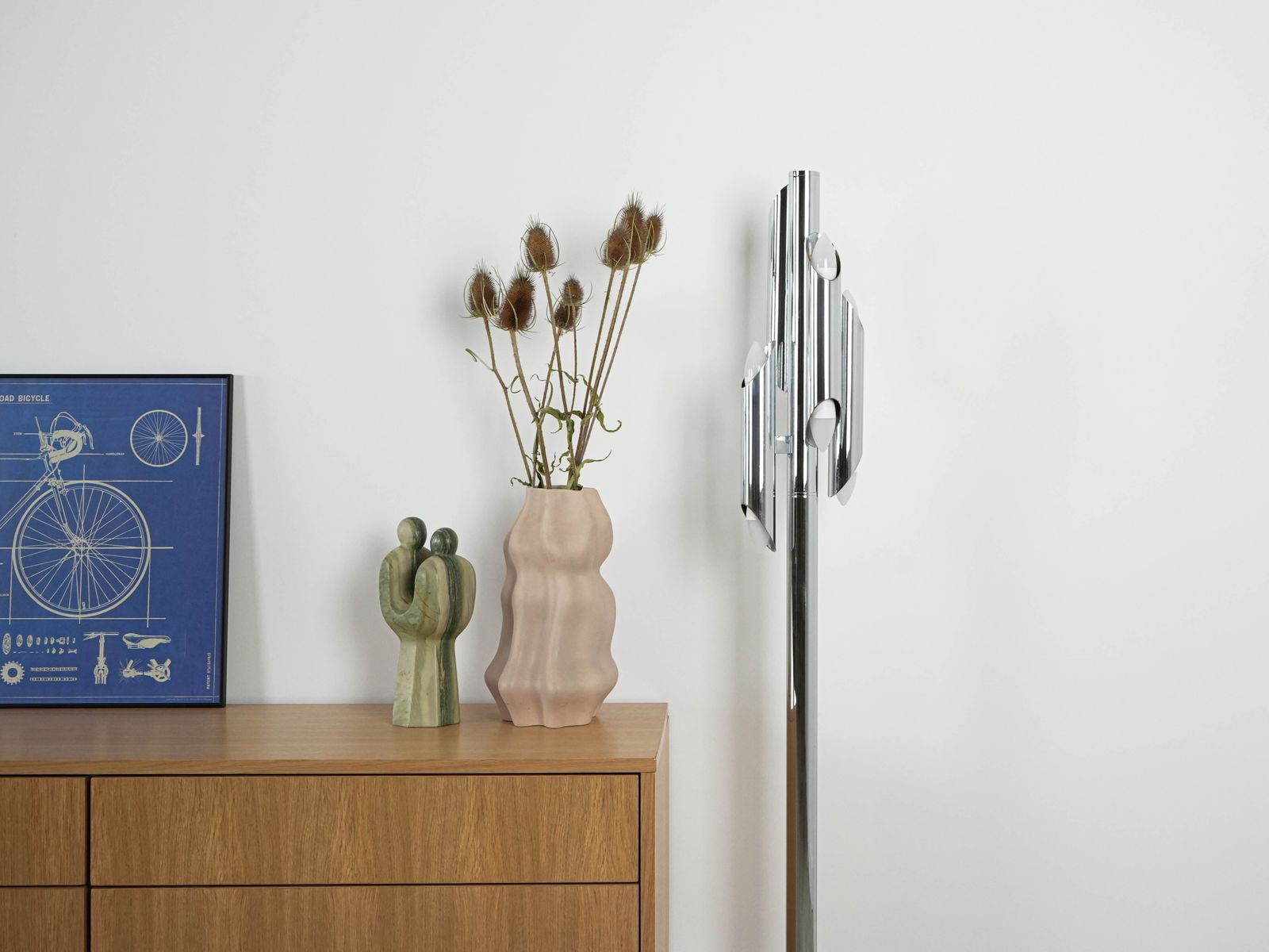 Metal Floor Lamp, Space Age, Manufactured In Italy photo 1409.0