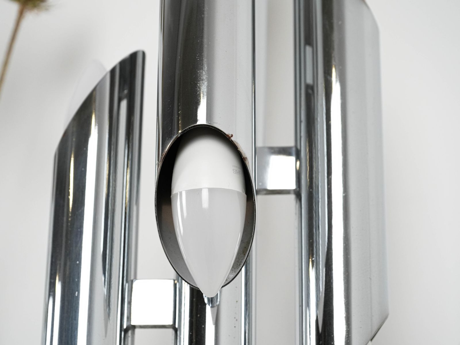 photo furniture Metal Floor Lamp, Space Age, Manufactured In Italy