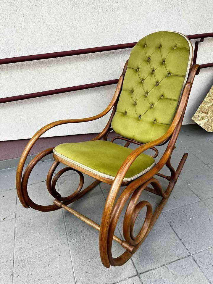 Vintage Rocking Chair In The Style Of Thonet photo furniture
