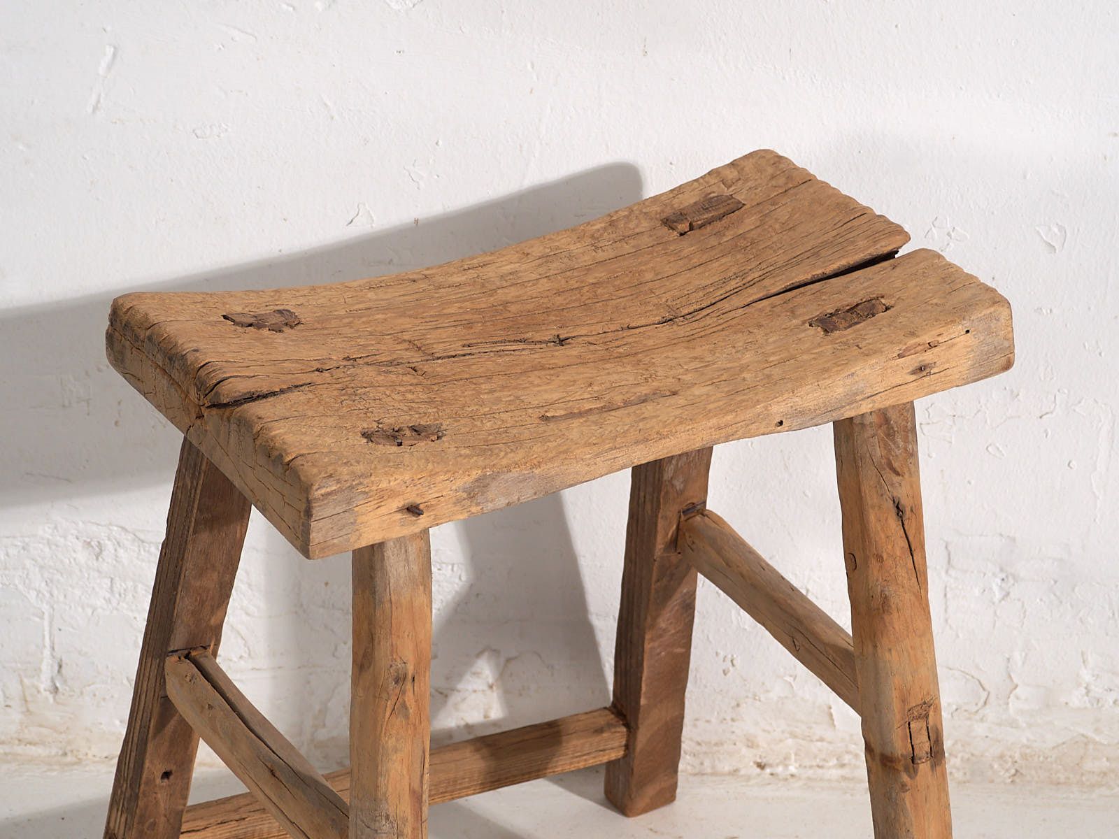 Antique Wabi Sabi Style Stool (C.1900) #3 photo for sale