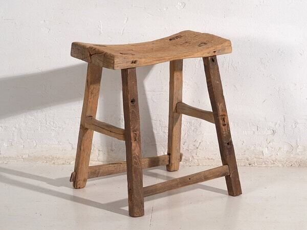 Antique Wabi Sabi Style Stool (C.1900) #3 photo buy