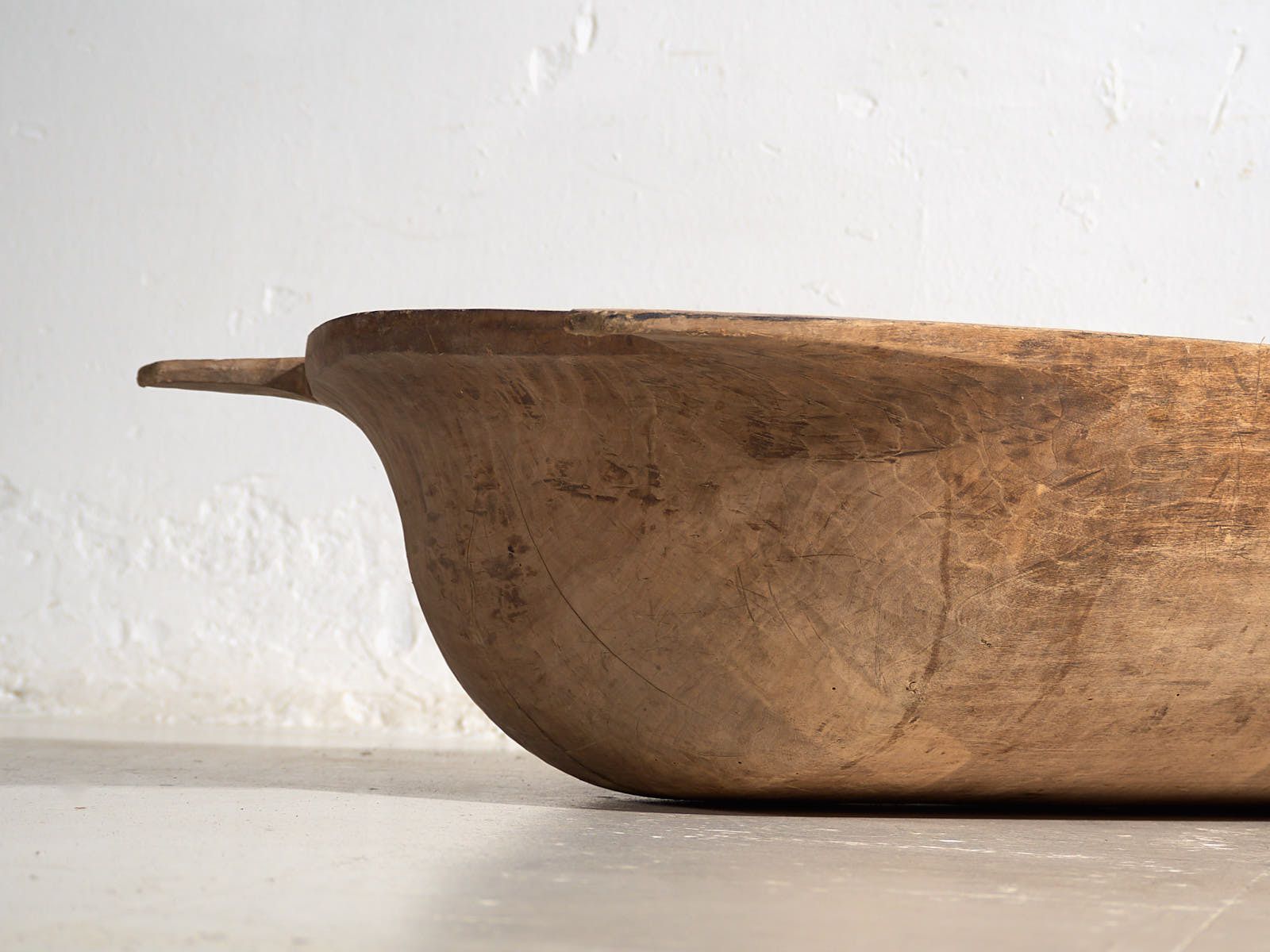 Antique Solid Wood Bowl (C.1900) #14 photo Home Decor