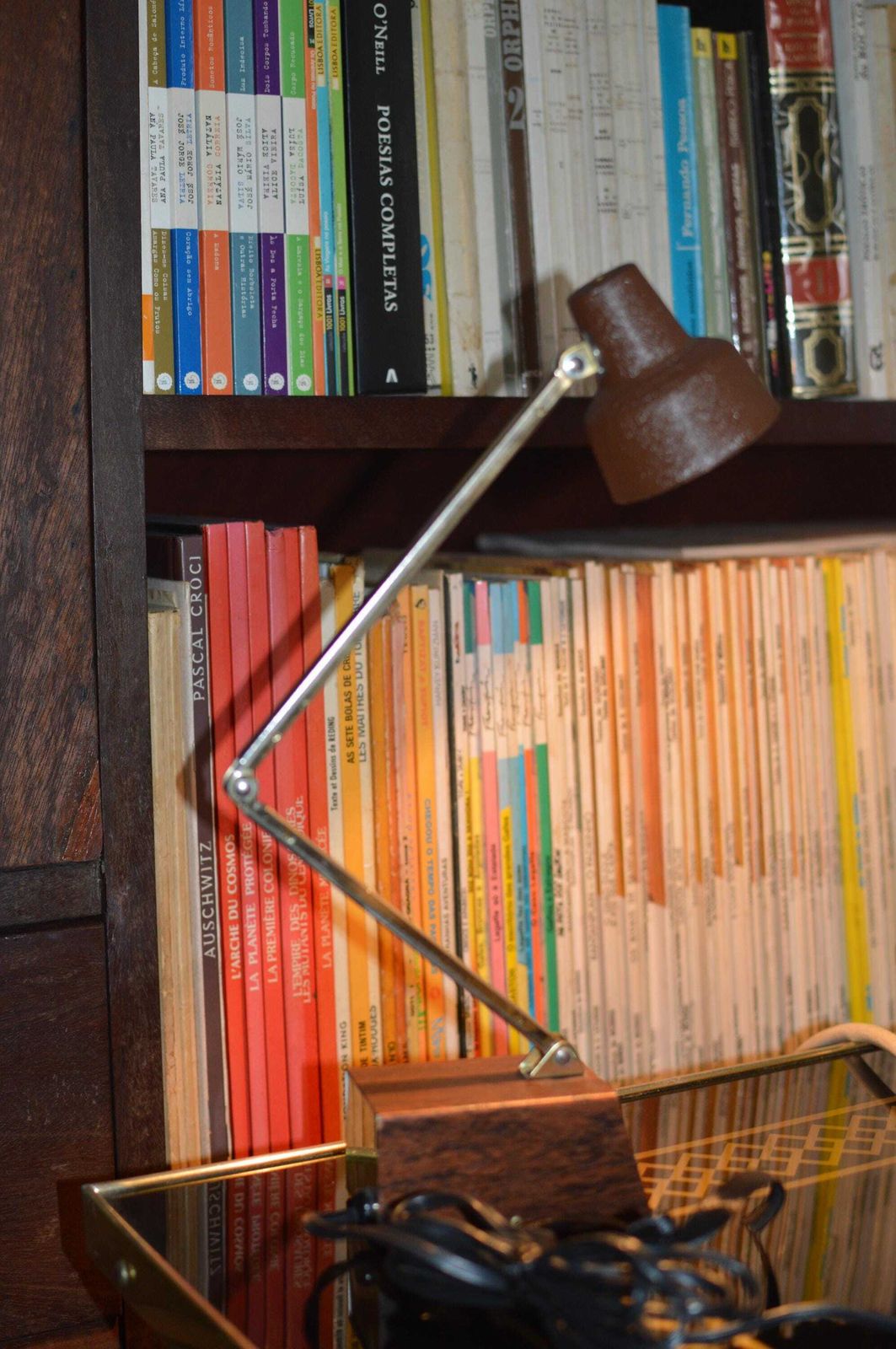 photo furniture Vintage USA Industrial Desk Table Lamp  Bauhaus. With Ue Adapter