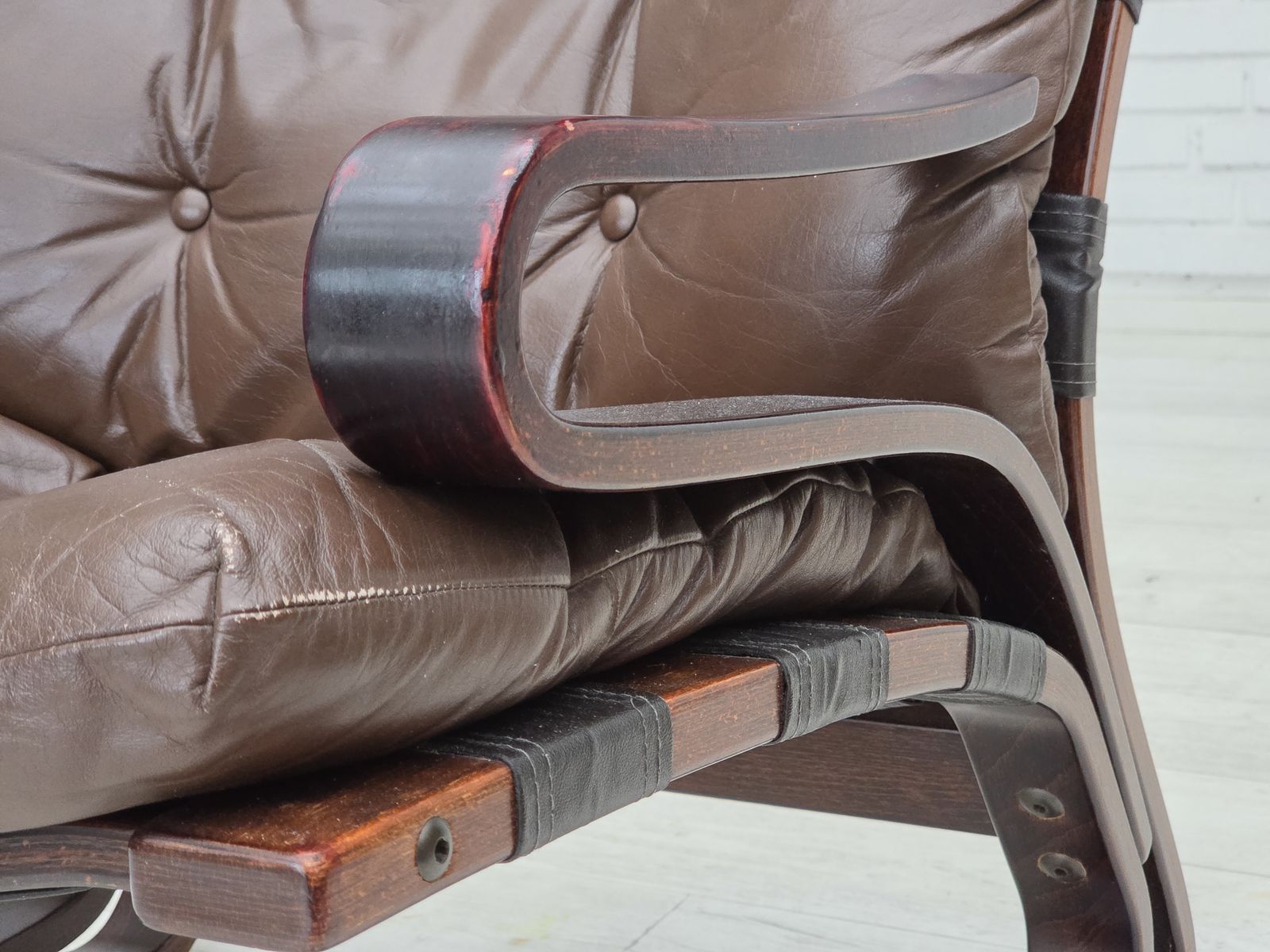 1970s, Norwegian Design By Erde & Nordhal Solheim, Lounge Chair, Model "Kengu". photo furniture