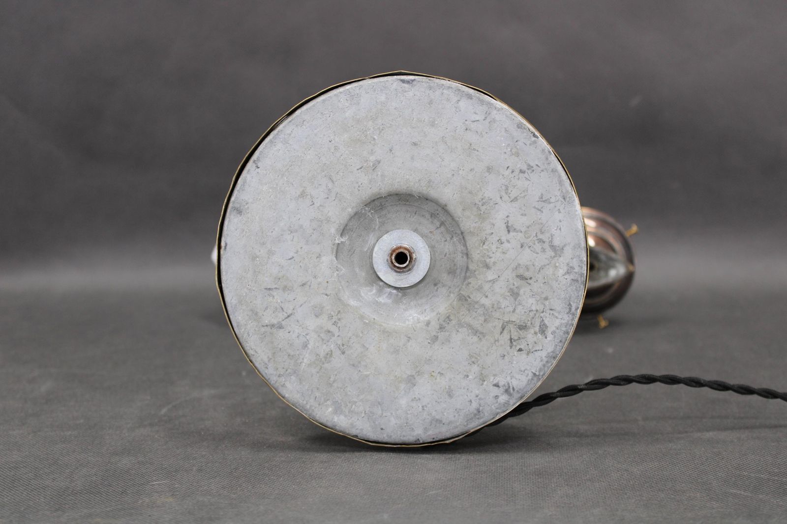 600.0 1930s Secession Brass And Glass Dual Desk Lamp, Czechoslovakia photo