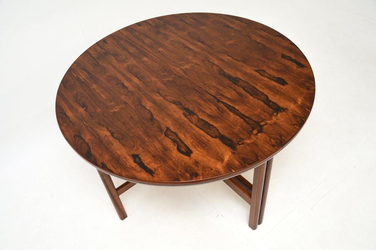 Vintage Rosewood Dining Table By Robert Heritage For Archie Shine photo Furniture