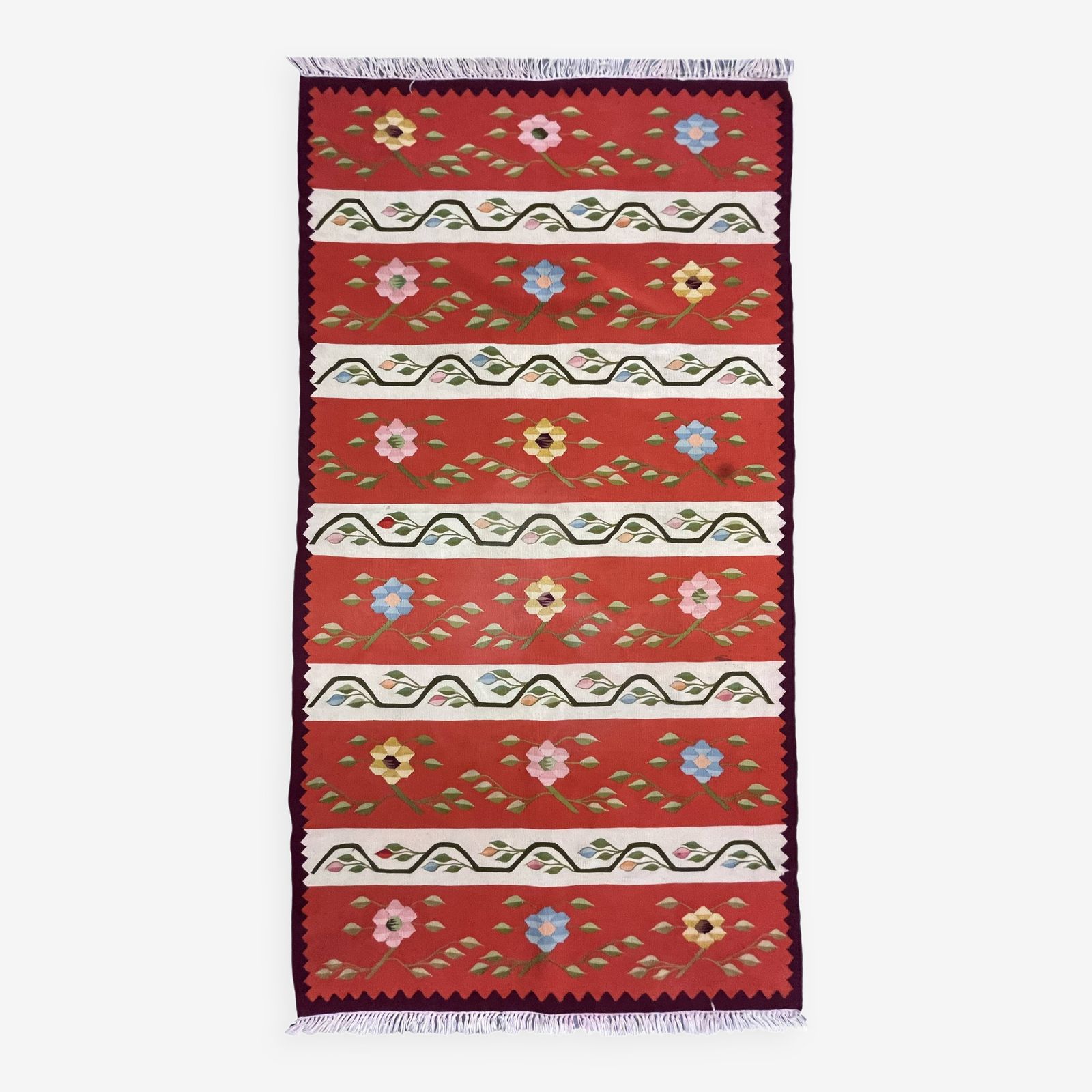 Moldovan Kilim Rug, 1950s, Vintage