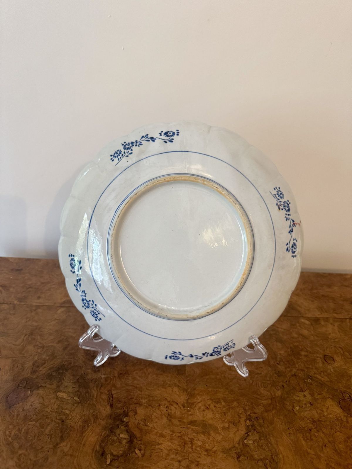 Lovely Quality Antique Japanese Imari Scalloped Shaped Edge Plate photo for sale